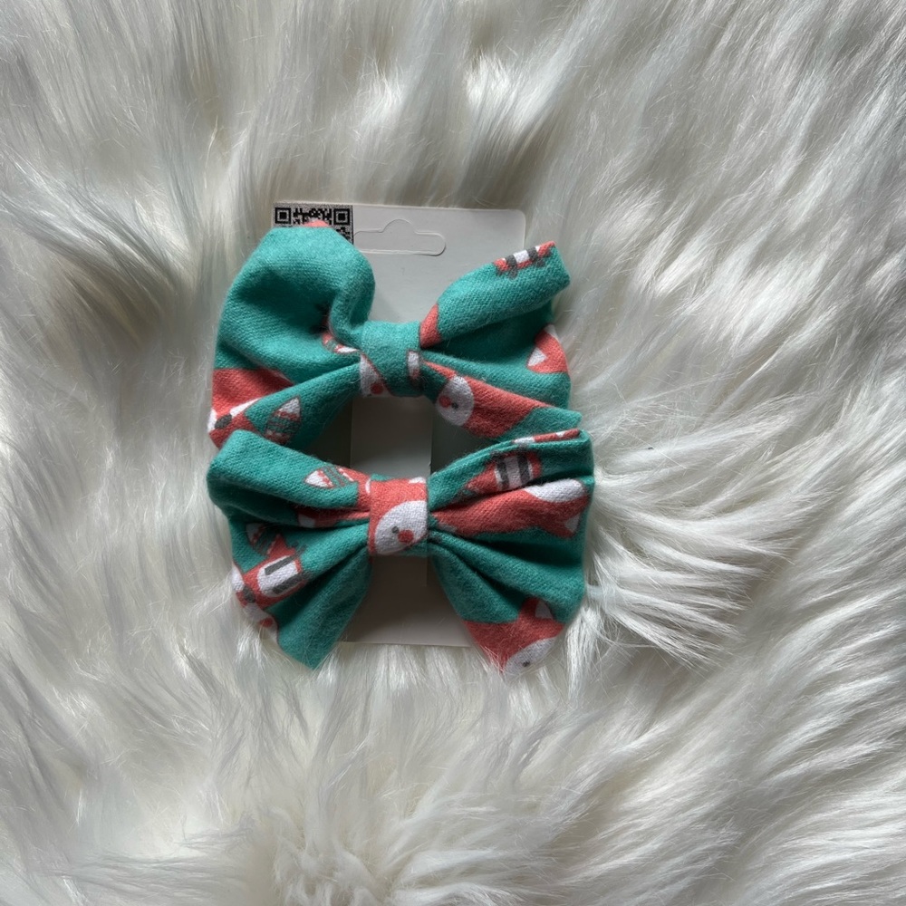 Hair bow clips
